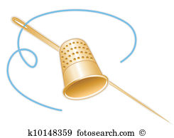 Thimble Clip Art Vector Graphics. 758 thimble EPS clipart vector.