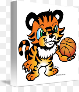 Tiger Basketball Ball Cartoon free download.