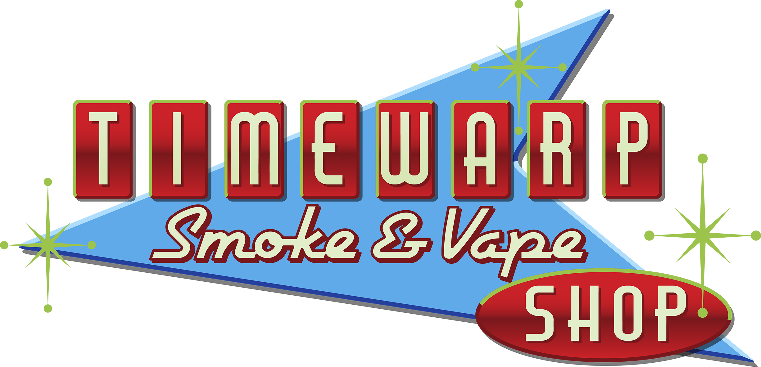 Time Warp Smoke Shop , Transparent Cartoon.