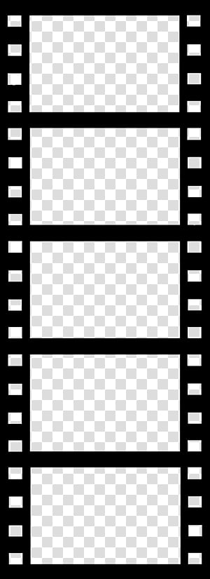 Film strips tiras de peliculas, movie film illustration.