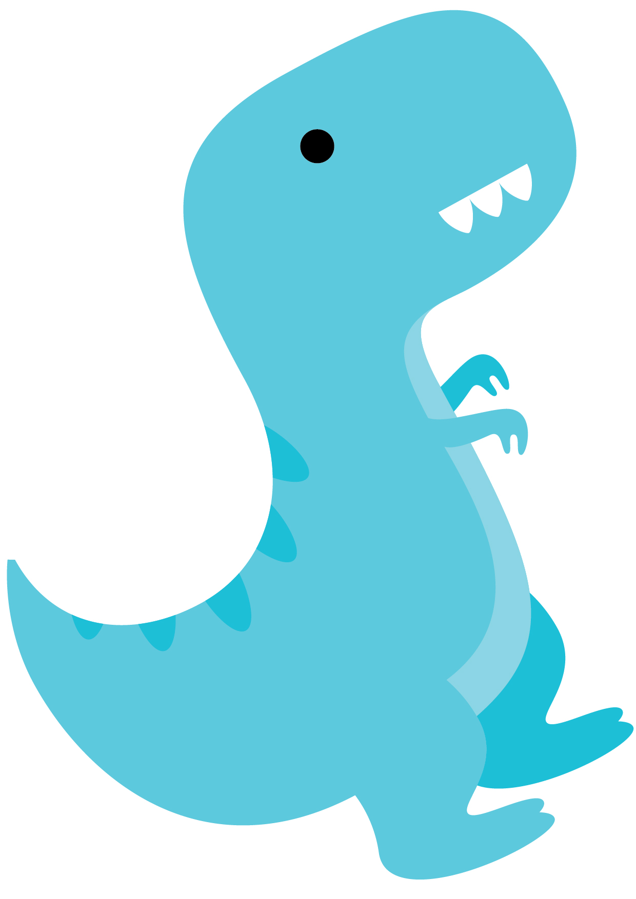 Dinosaur Clip Art for stickers, invitations, stationery and more.