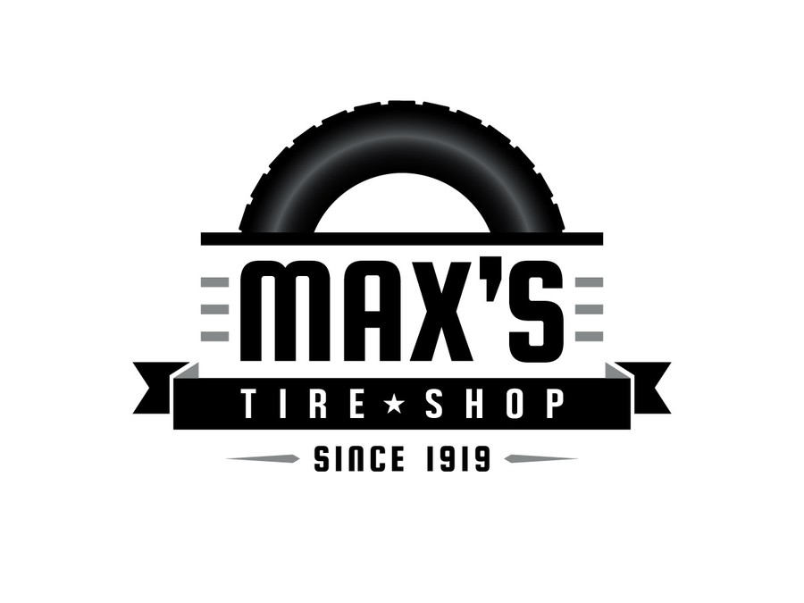 Create the next logo for Max\'s Tire Shop.