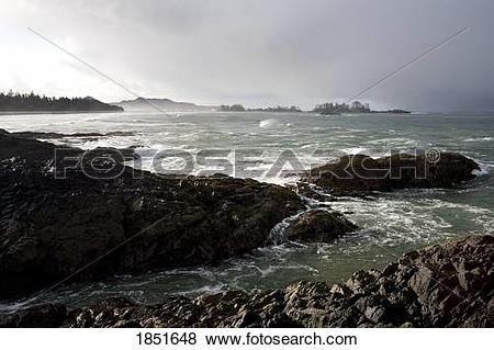 Pictures of Chesterman's Beach, Tofino, Vancouver Island, British.