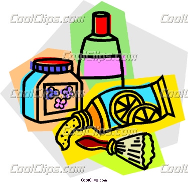 toiletries Vector Clip art.