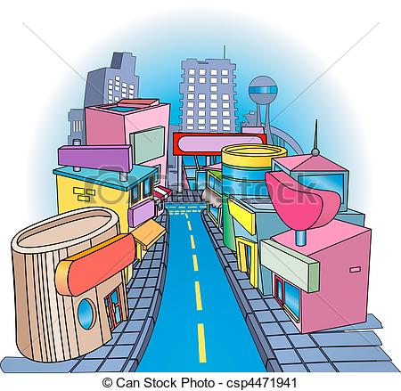 Town centre Clip Art Vector and Illustration. 161 Town centre.