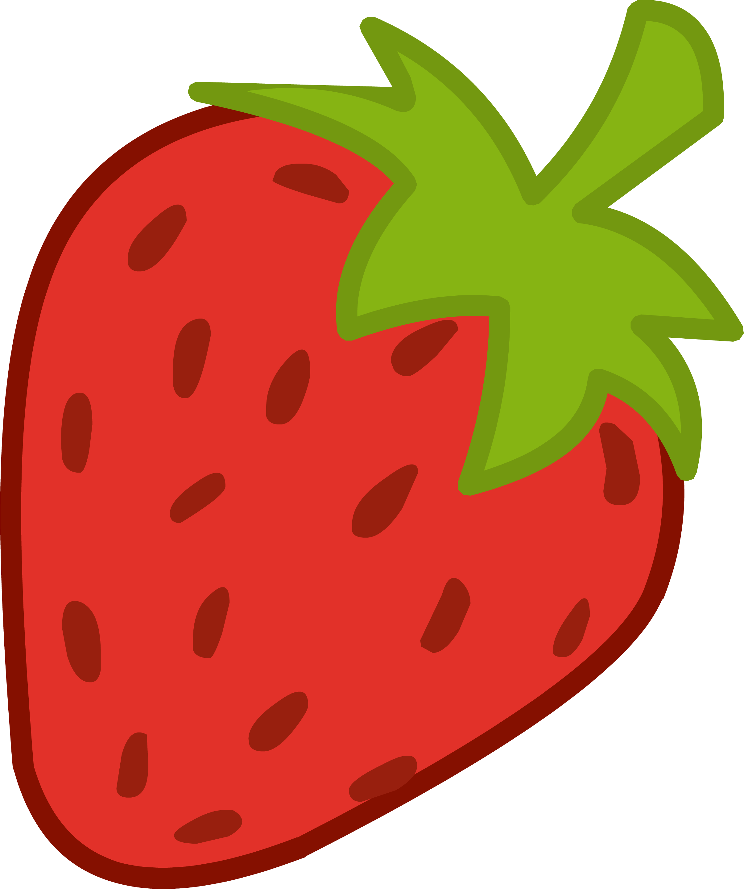 Strawberry clipart 2.