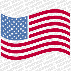 American Flag Transparent Clipart.