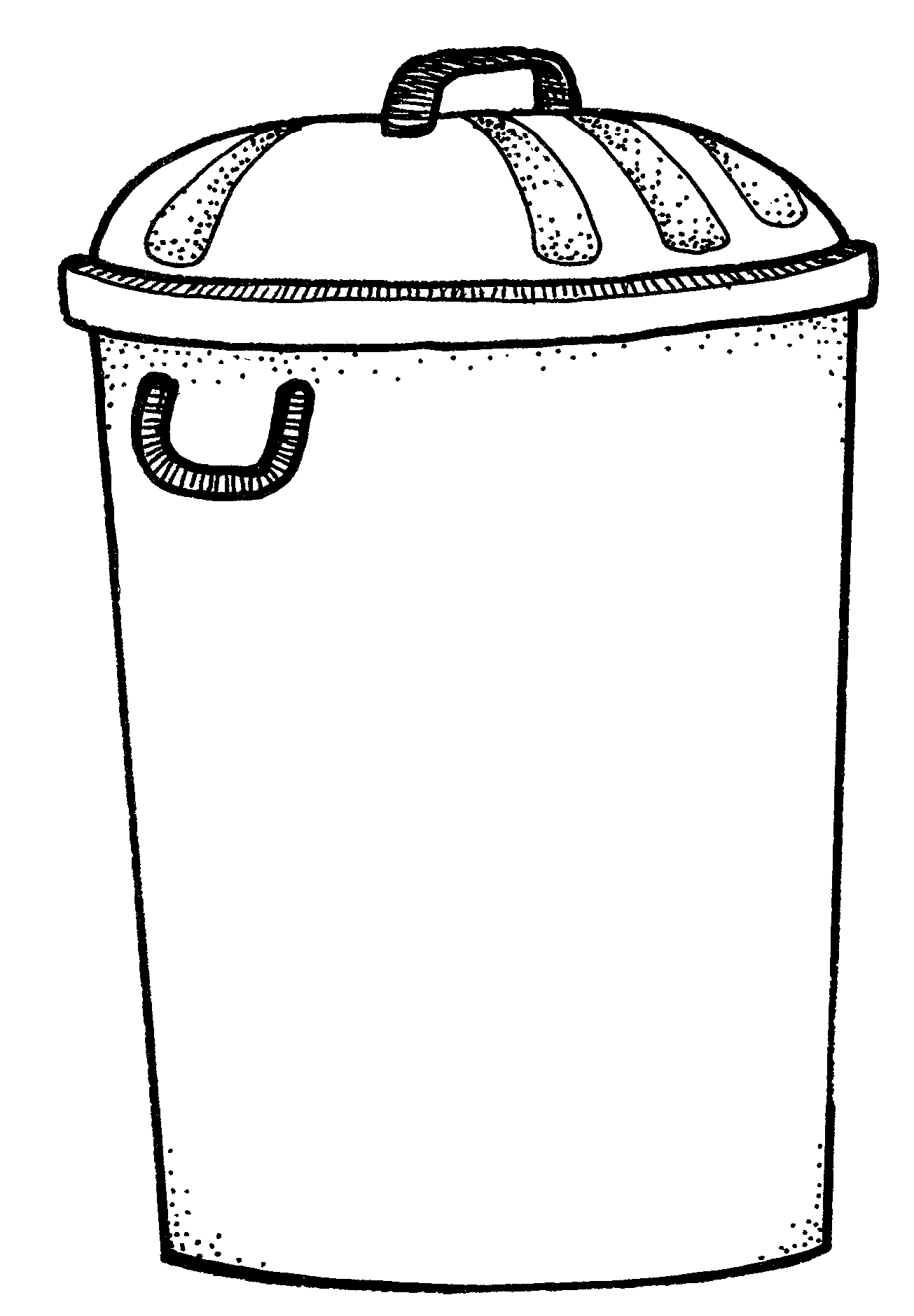 Trash clipart black and white 1 » Clipart Station.