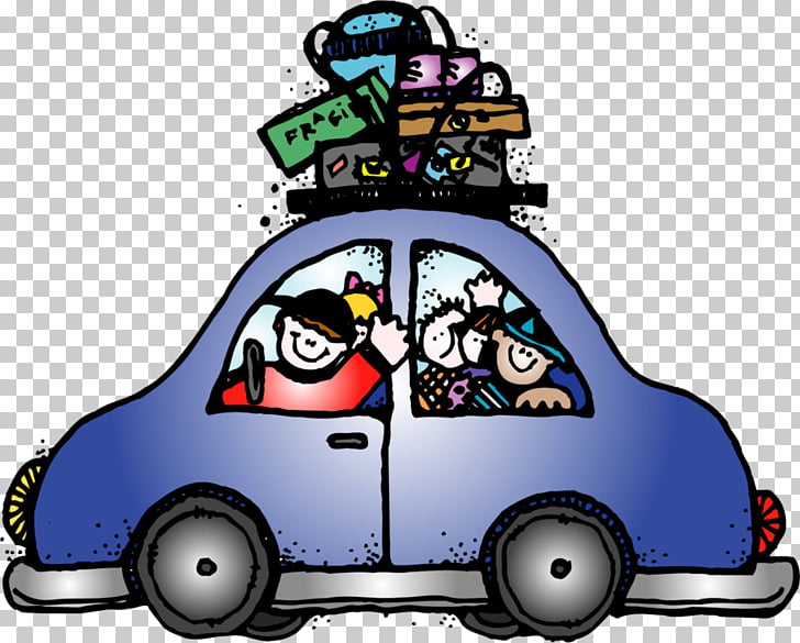 Road trip Travel Car , family vacation PNG clipart.