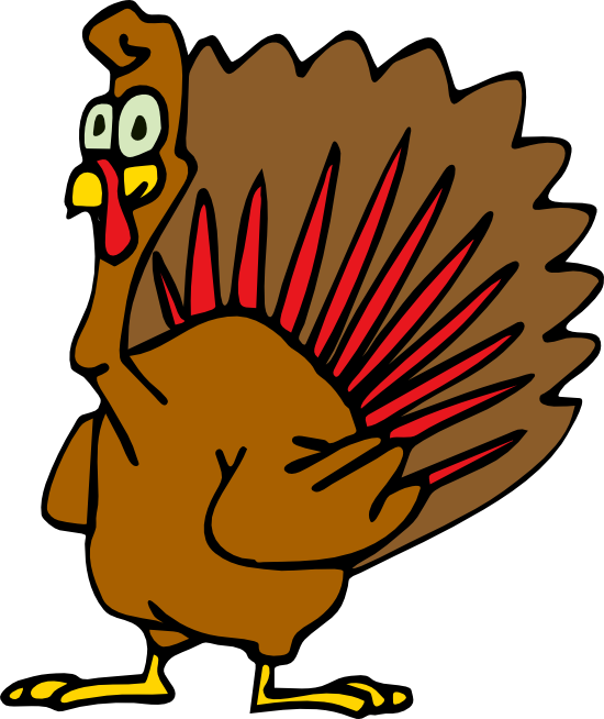 Free Turkey Clipart and Animations.