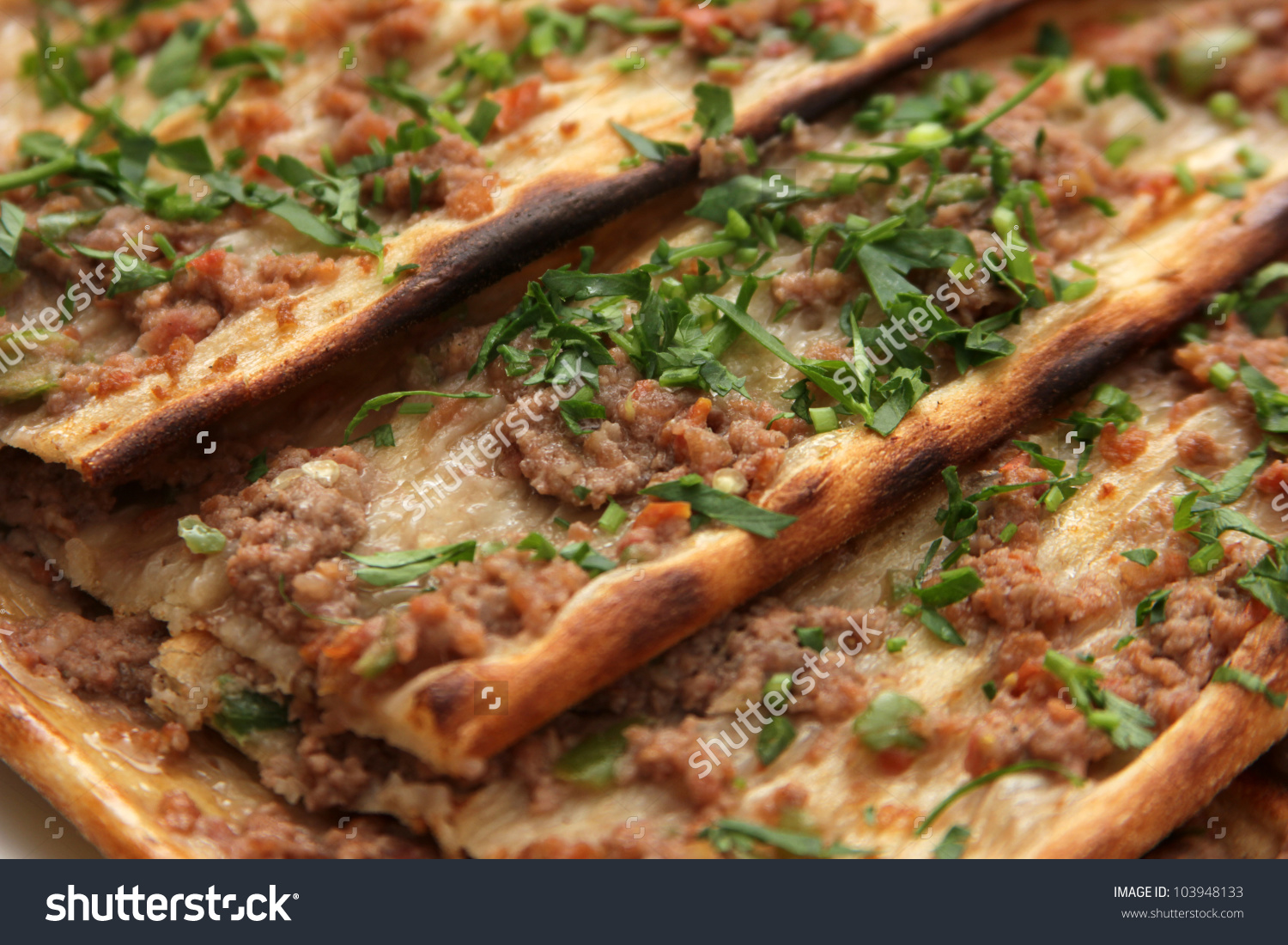 Turkish Pizza Stock Photo 103948133.