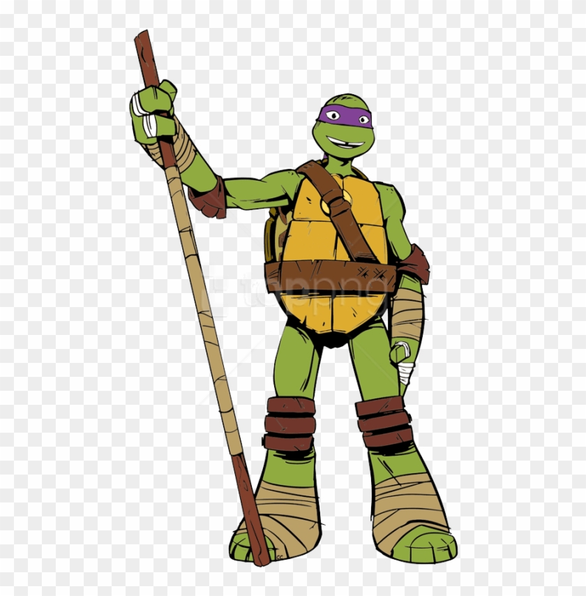 Free Png Download Ninja Tutle Donatello Clipart Png.