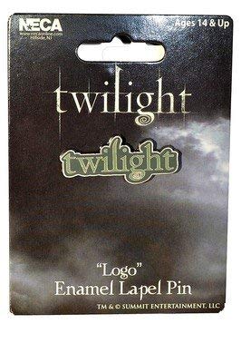 OFFICIAL TWILIGHT LOGO METAL ENAMEL LAPEL PIN.