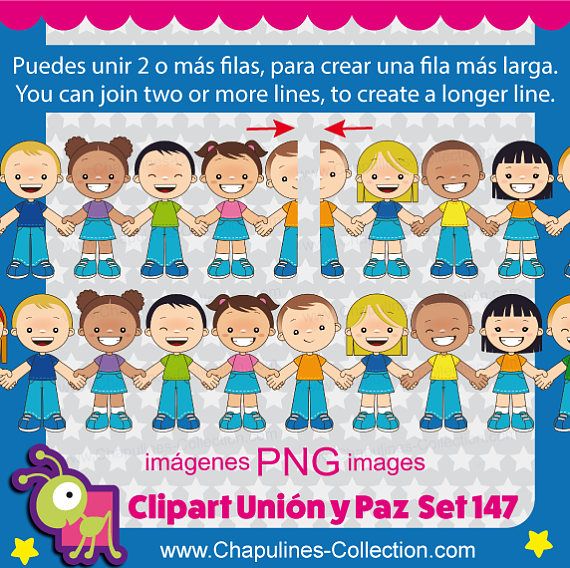 Union and Peace Clipart, United Nations day, kids clipart.