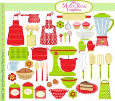 kitchen tools clip art.