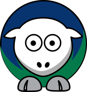 Sheep Vancouver Canucks Team Colors Clip Art at Clker.com.