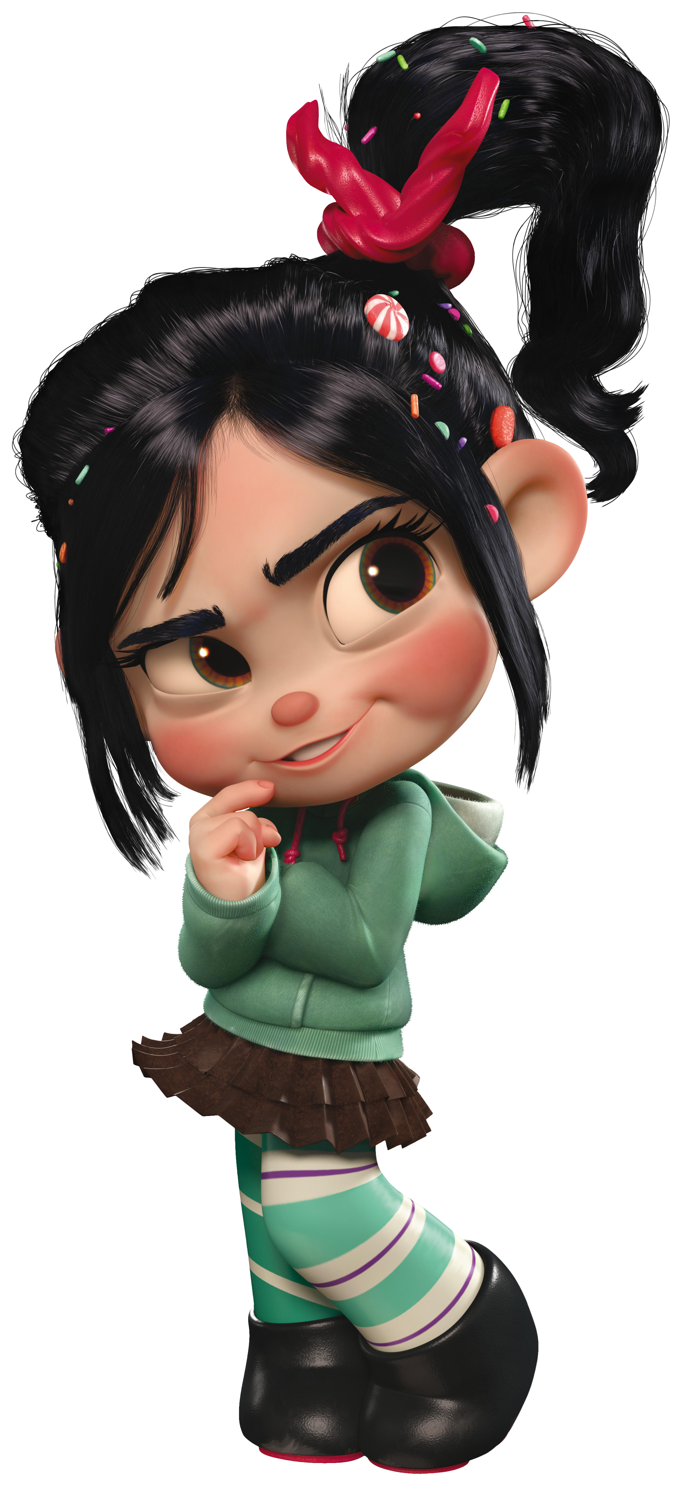 Vanellope Lean Transparent Cartoon Image.