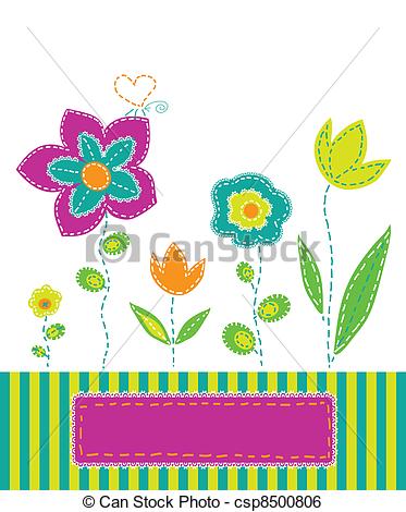 Clip Art Vector of variegated.