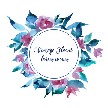 Vintage Flowers Png, Vector, PSD, and Clipart With.