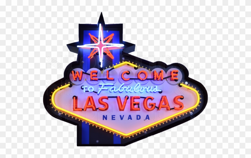 Welcome To Fabulous Las Vegas Neon Sign In Shaped Steel.