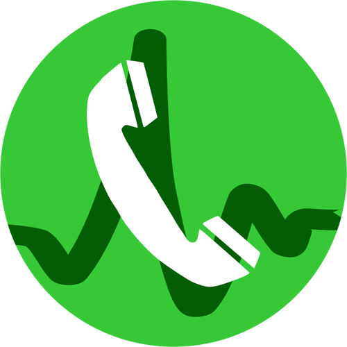 VOIP call icon vector illustration.