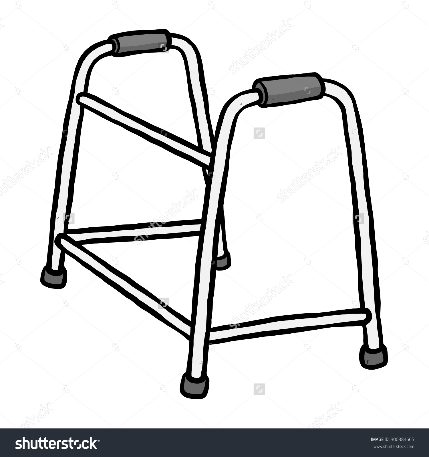 Medical Walker Clip Art.