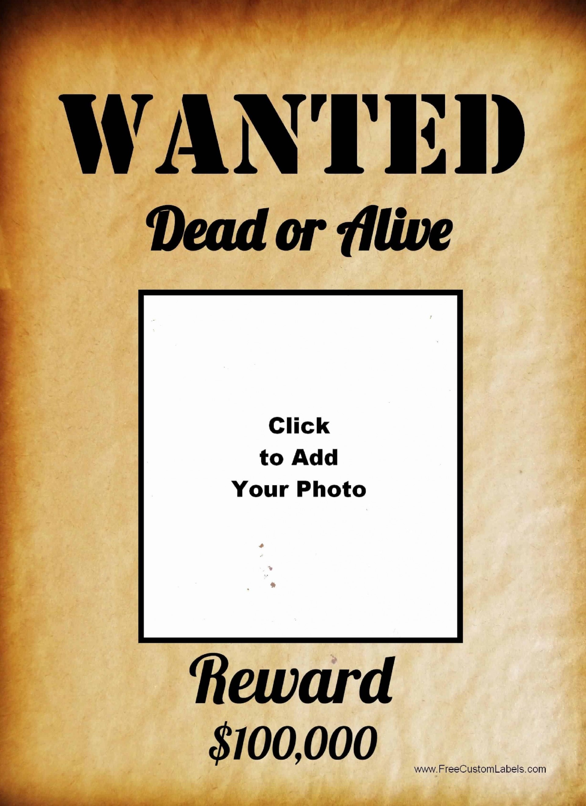 Phenomenal Wanted Poster Template Microsoft Word Ideas Most.