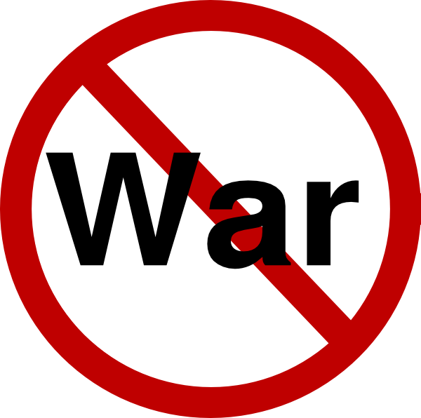 No War Clipart.