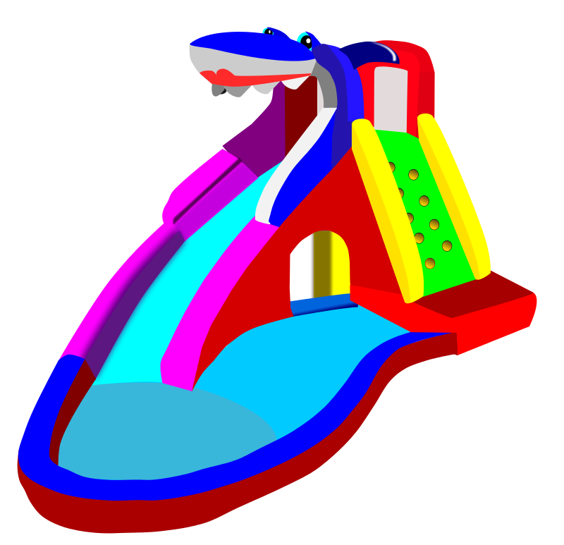 Free Clipart: Bouncy Castle.