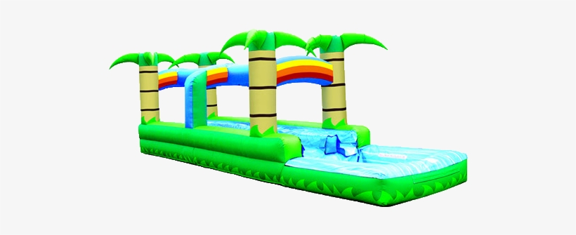 Tropical 2 Lane Water Slide.