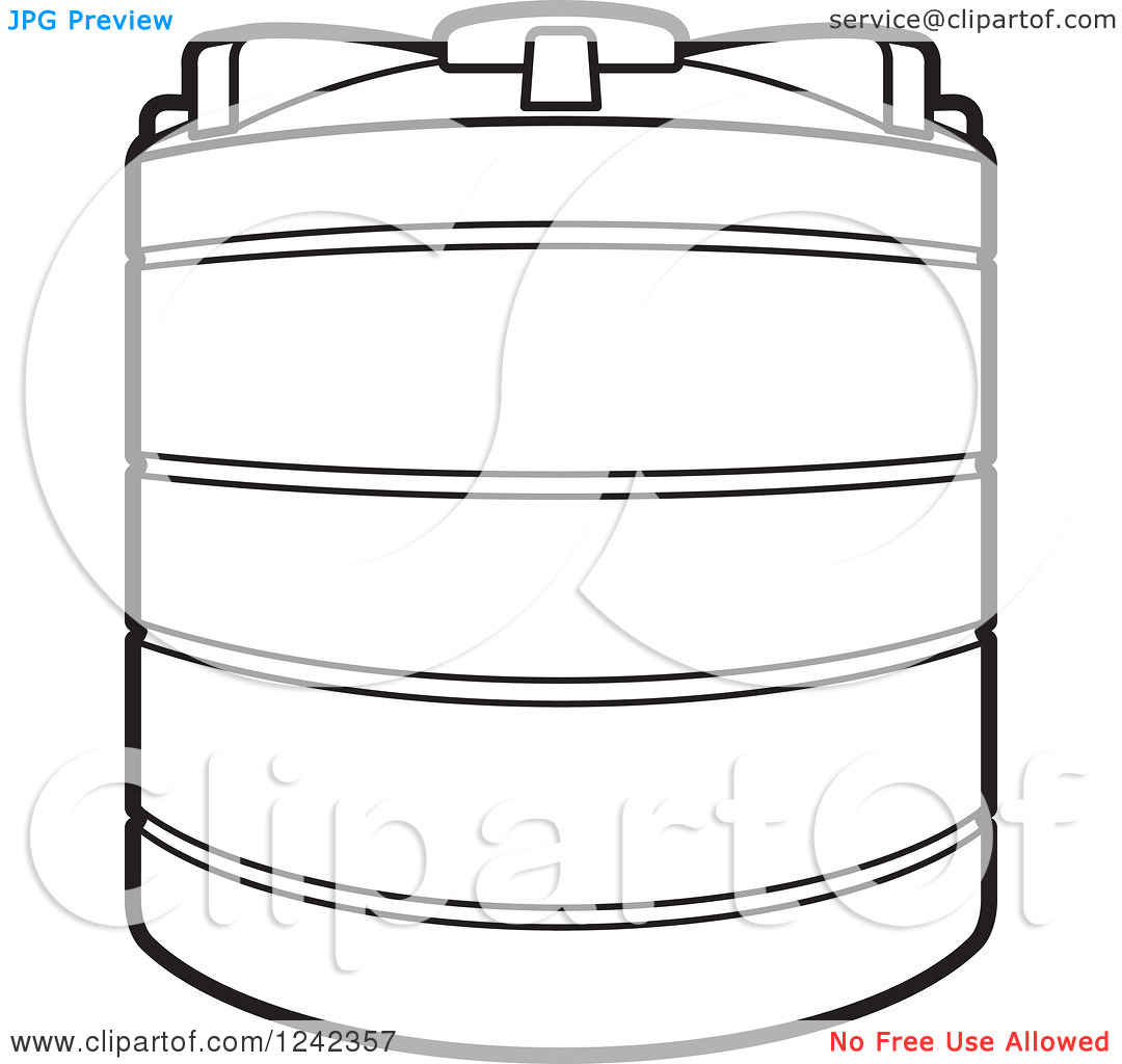 Water tank clipart.