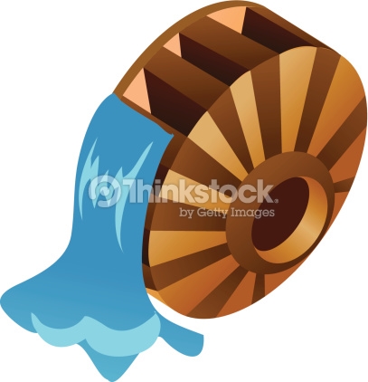 Water Wheel Clipart.