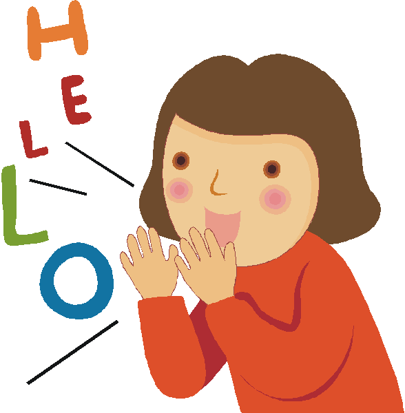 Hi clipart say hello, Hi say hello Transparent FREE for.