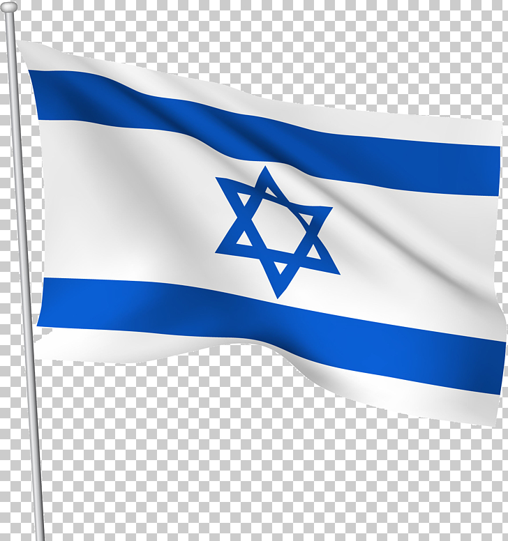 Flag of Israel , Israel flag , waving Israel flag PNG.