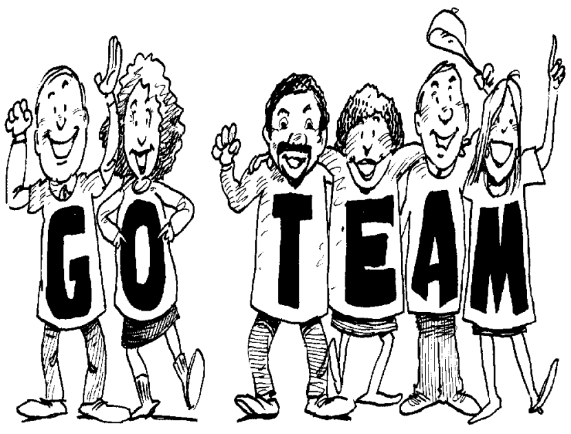 Go team clipart 4.