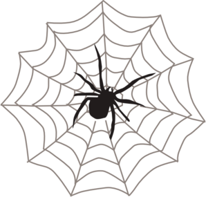 Spider web clipart free clipart image 4 clipartcow.