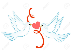 Two Doves Clipart Free.