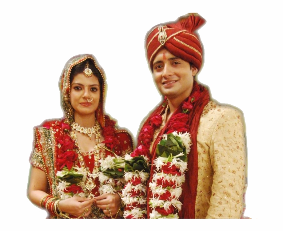 Indian Wedding Couple Png.