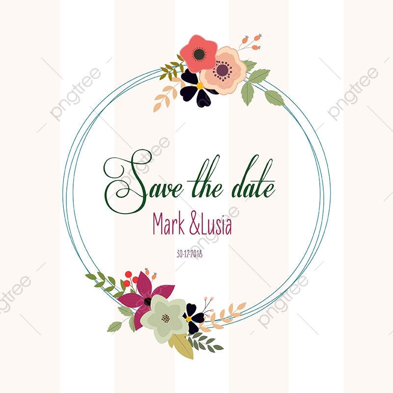 Wedding Invitation Card Save The Date, Wedding, Invitation.