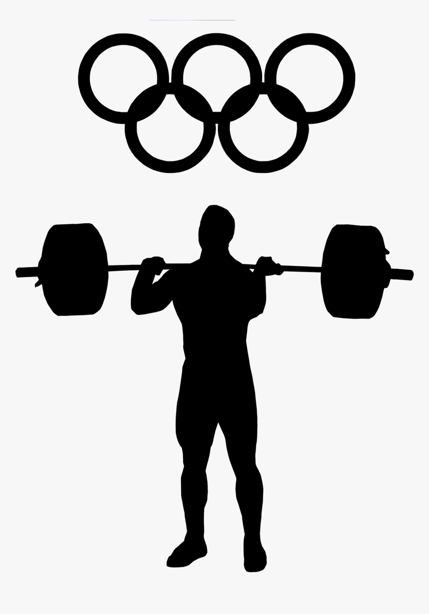 Transparent Weightlifting Clipart.