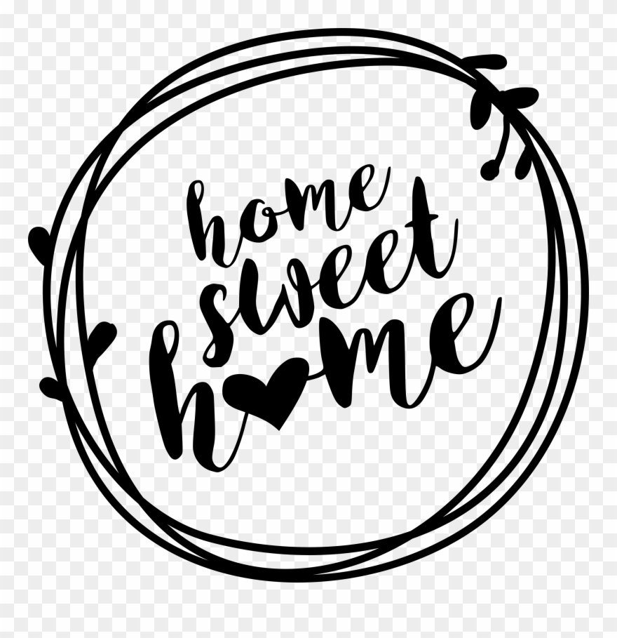 Home Sweet Home Wreath Printable Sign.