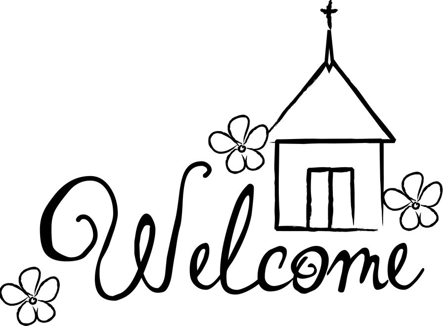 Download welcome to church clip art clipart Christian Church Clip.