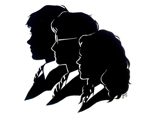 hogwarts silhouette clipart.