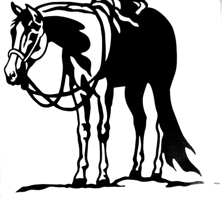 Western Horse Clip Art N4 free image.