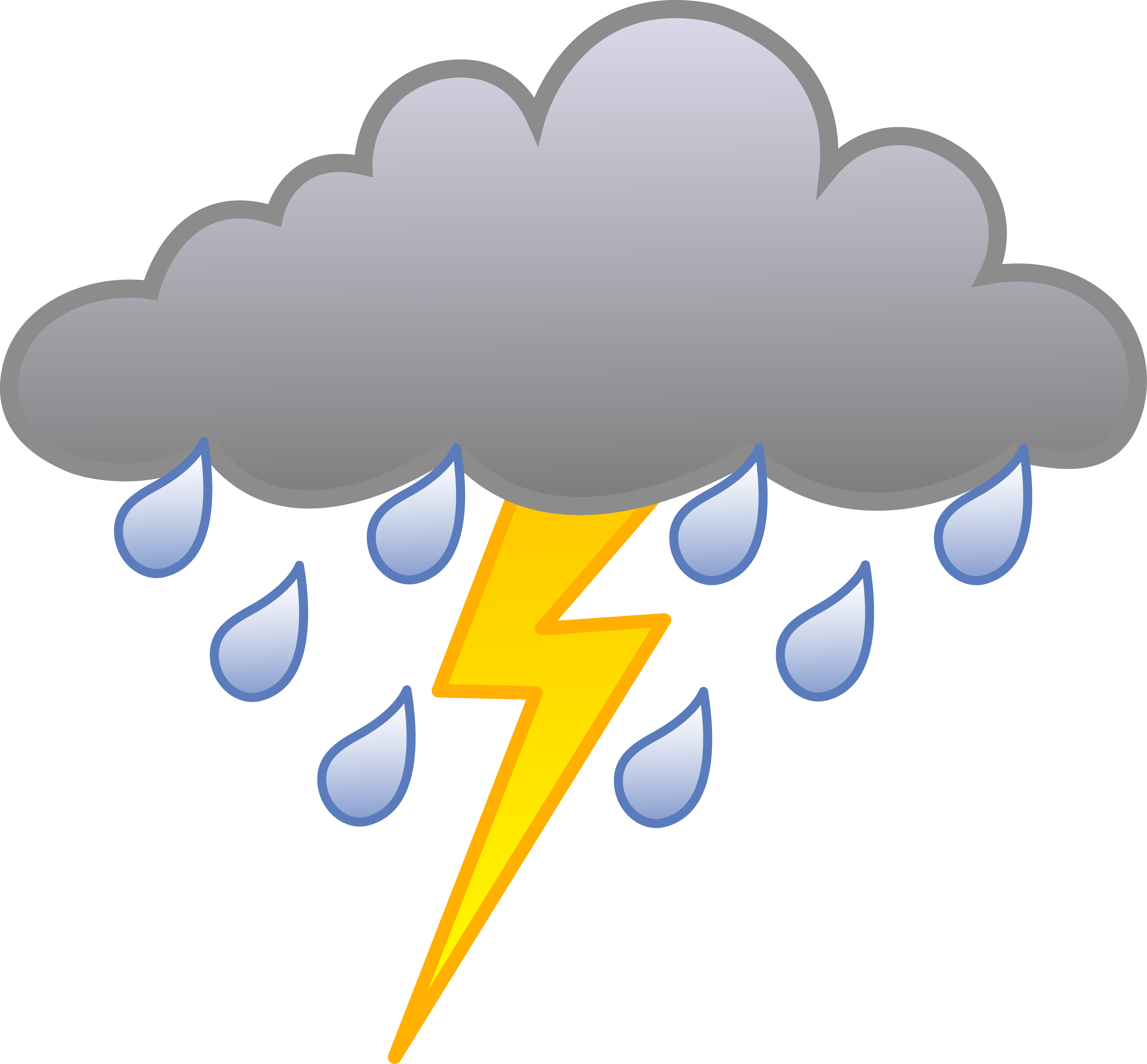 Rainy Weather Clipart.