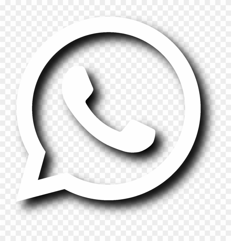 Logo Whatsapp Branco Png Clipart (#4869535).