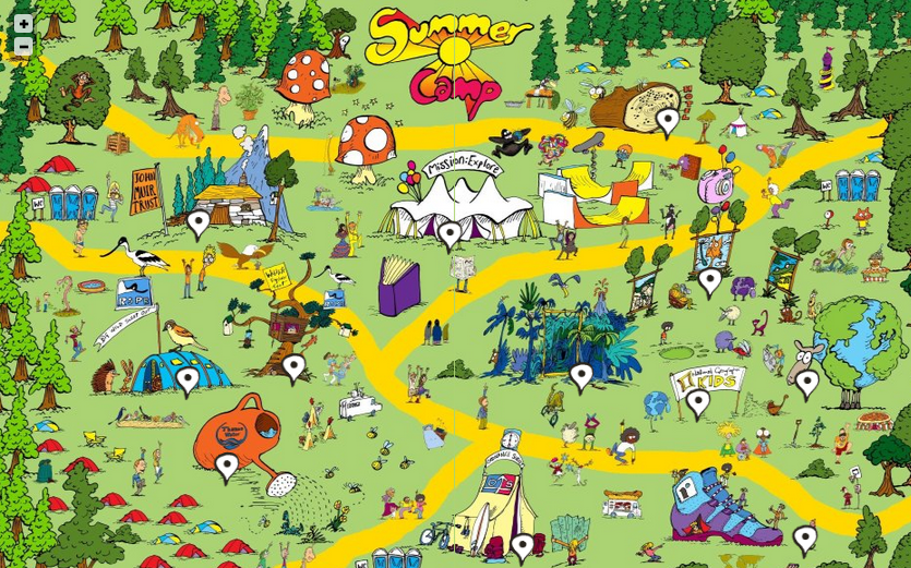 Community Map Clipart.