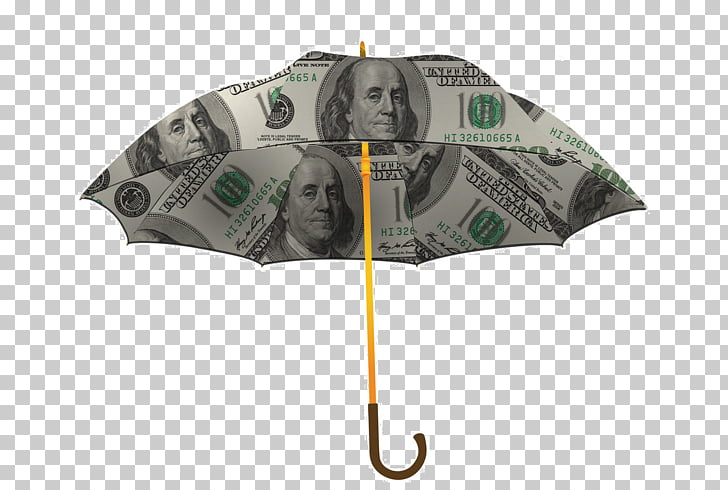 Money Banknote, Printed banknotes umbrella PNG clipart.