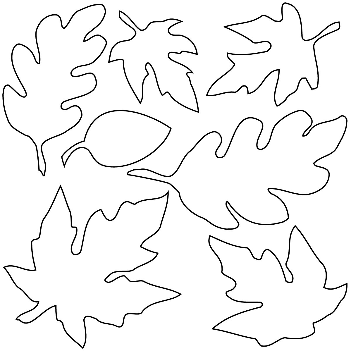 Leaves Clipart Black And White & Leaves Black And White Clip Art.