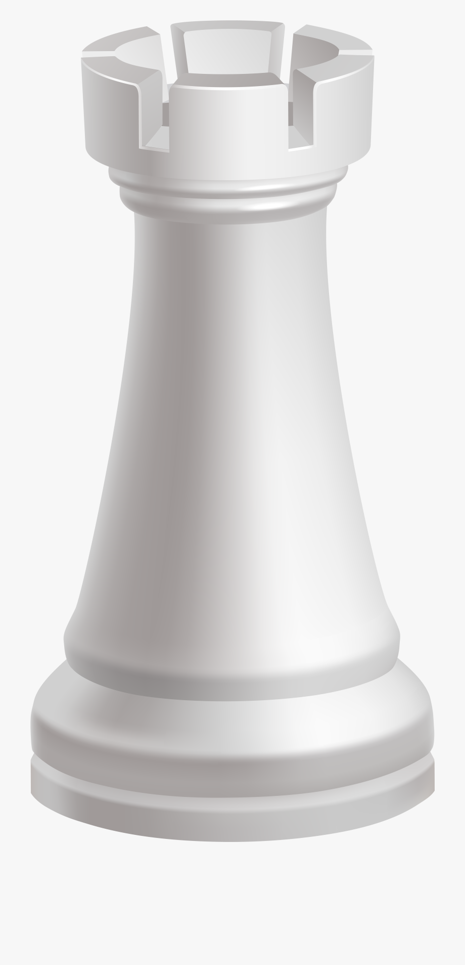 Rook White Chess Piece Png Clip Art.